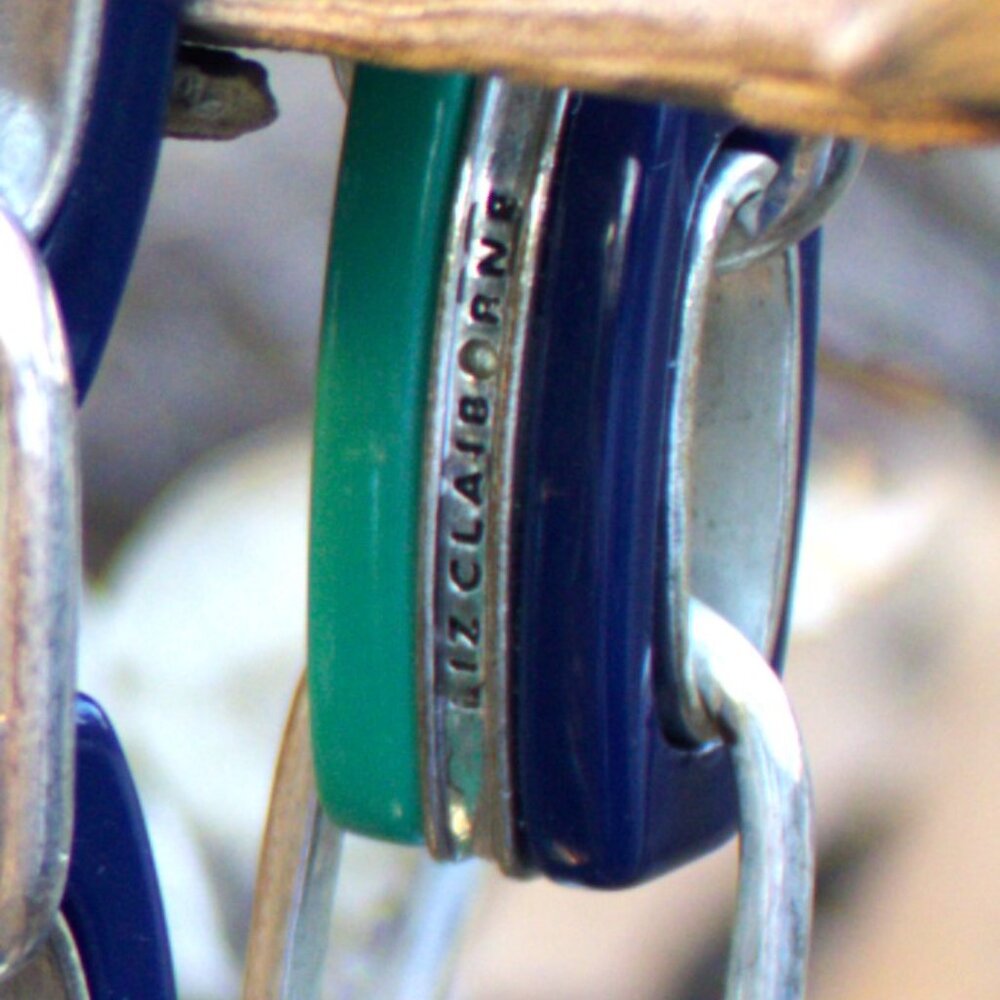 Vintage Signed Liz Claiborne Bracelet and Earring Set